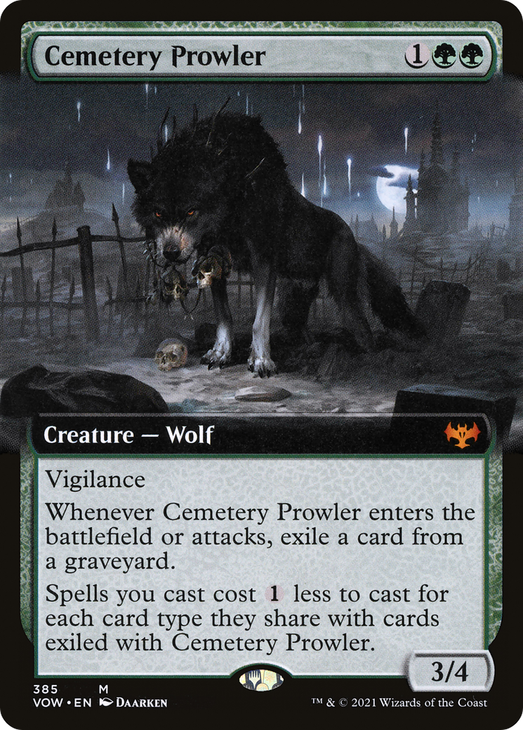 Cemetery Prowler (Extended Art) [Innistrad: Crimson Vow]-1
