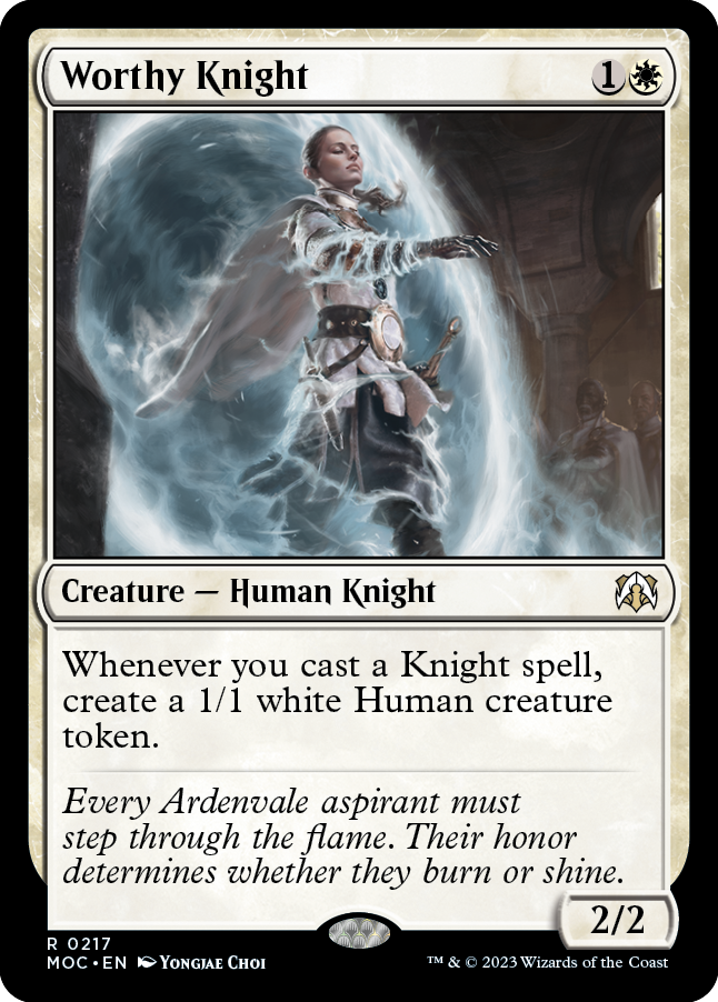 Worthy Knight [March of the Machine Commander]-1