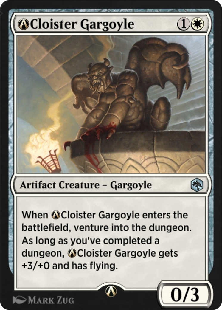 A-Cloister Gargoyle (AFR-A-7) - Adventures in the Forgotten Realms-1