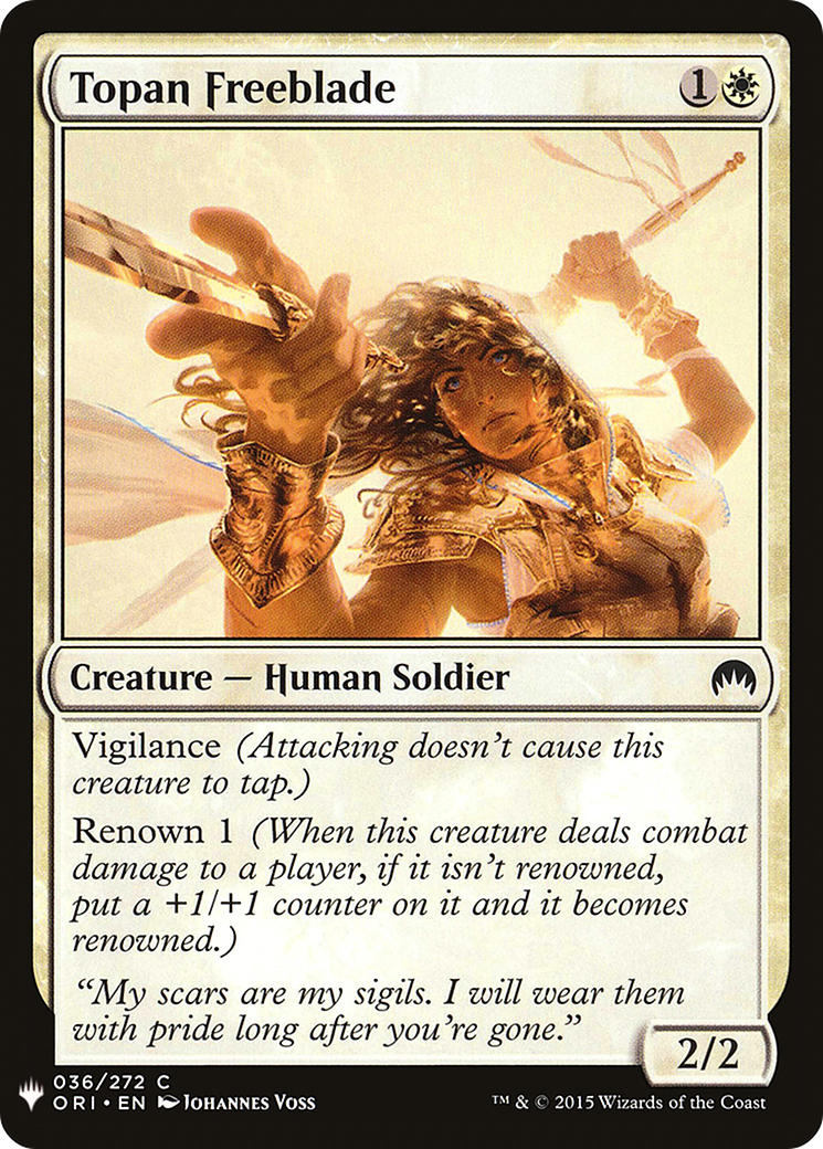 Topan Freeblade [Mystery Booster]-1