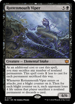 Rottenmouth Viper [Bloomburrow]-1