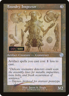 Foundry Inspector (Retro Schematic) (Serialized) [The Brothers' War Retro Artifacts]-1