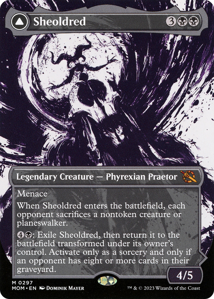 Sheoldred // The True Scriptures (Showcase Planar Booster Fun) [March of the Machine]-3
