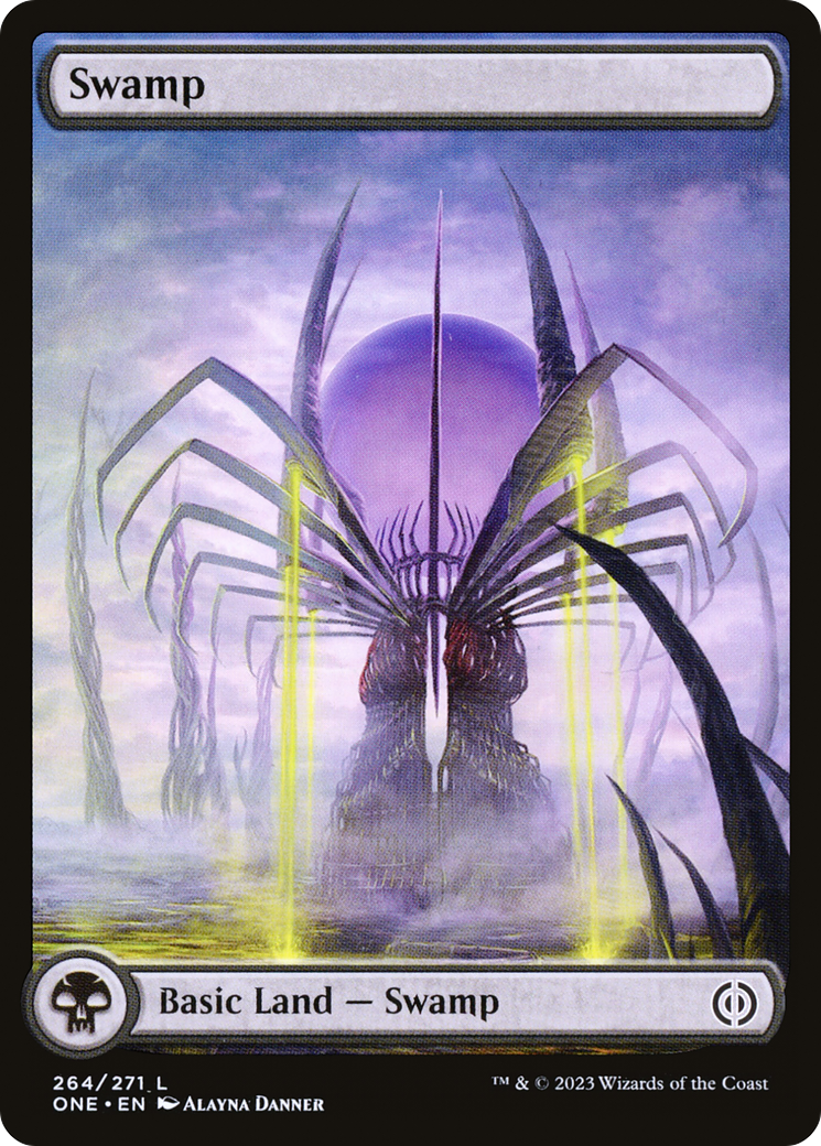 Swamp (264) (Full-Art) [Phyrexia: All Will Be One]-1
