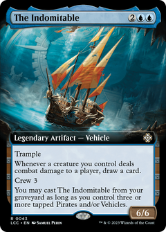 The Indomitable (Extended Art) [The Lost Caverns of Ixalan Commander]-1
