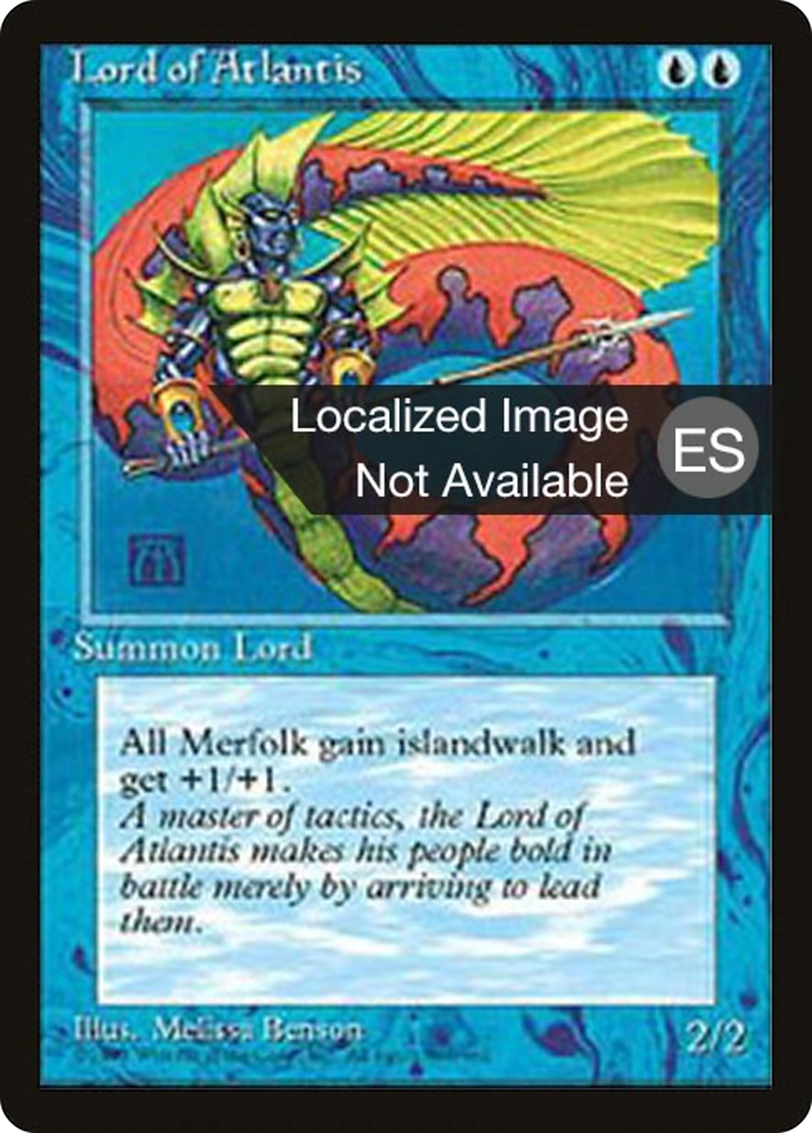 Lord of Atlantis [Fourth Edition Foreign Black Border]-1
