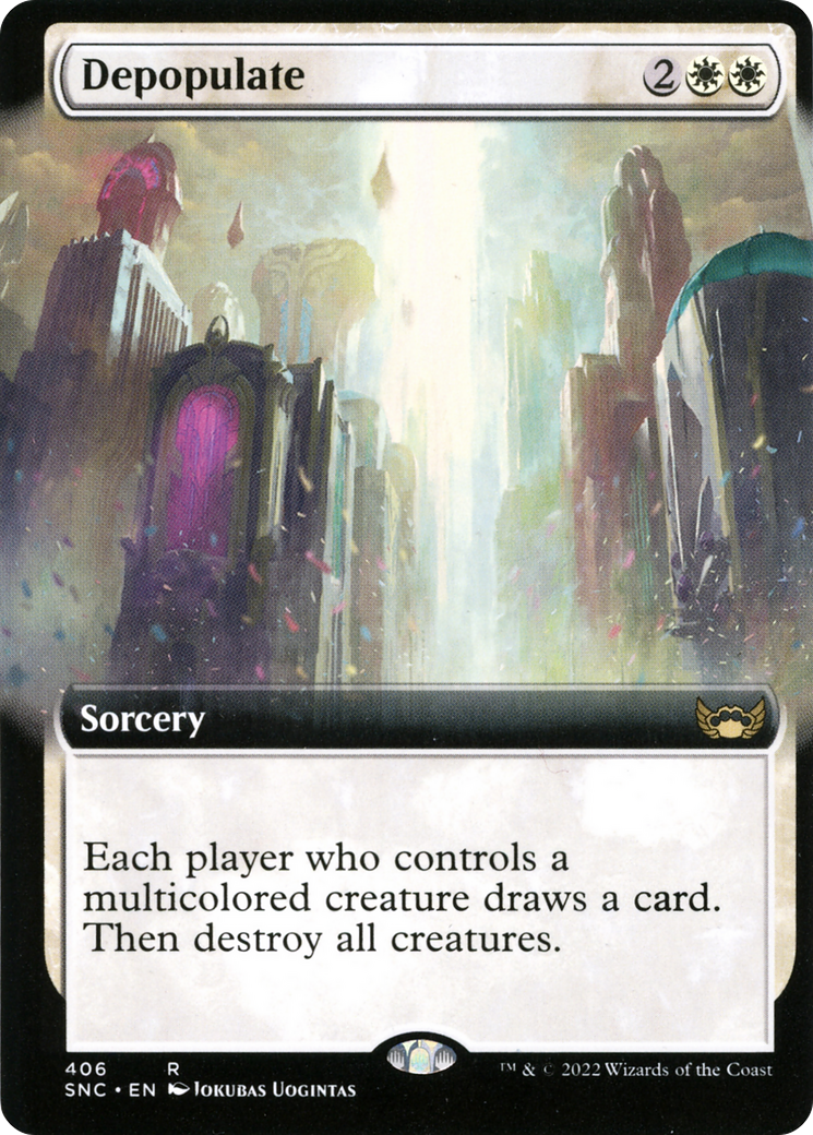 Depopulate (Extended Art) [Streets of New Capenna]-1