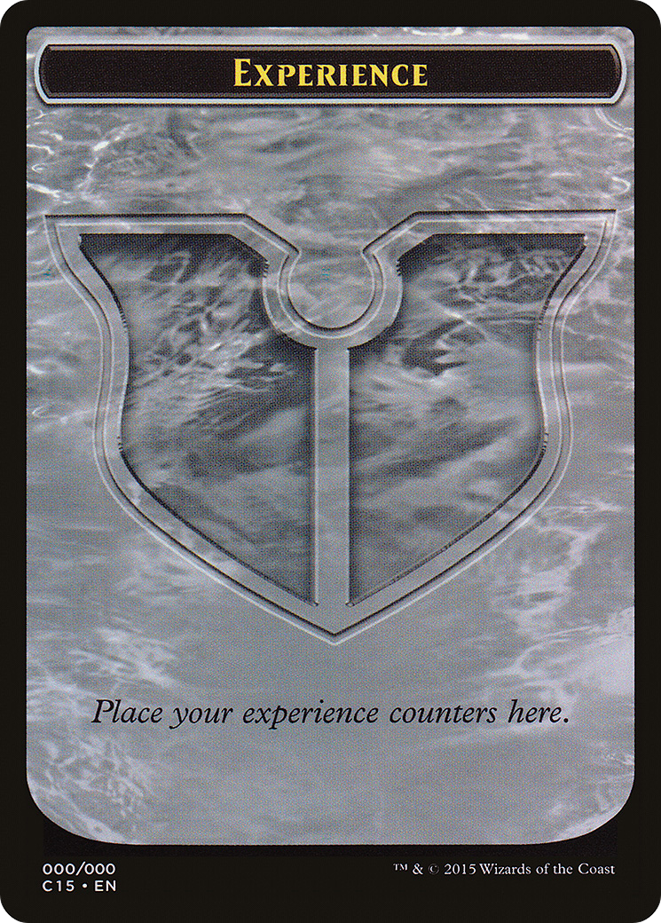 Experience // Experience Double-Sided Token [Commander 2015 Tokens]-3