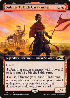 Subira, Tulzidi Caravanner (Extended Art) [Core Set 2021]-1