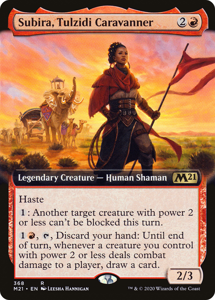 Subira, Tulzidi Caravanner (Extended Art) [Core Set 2021]-1