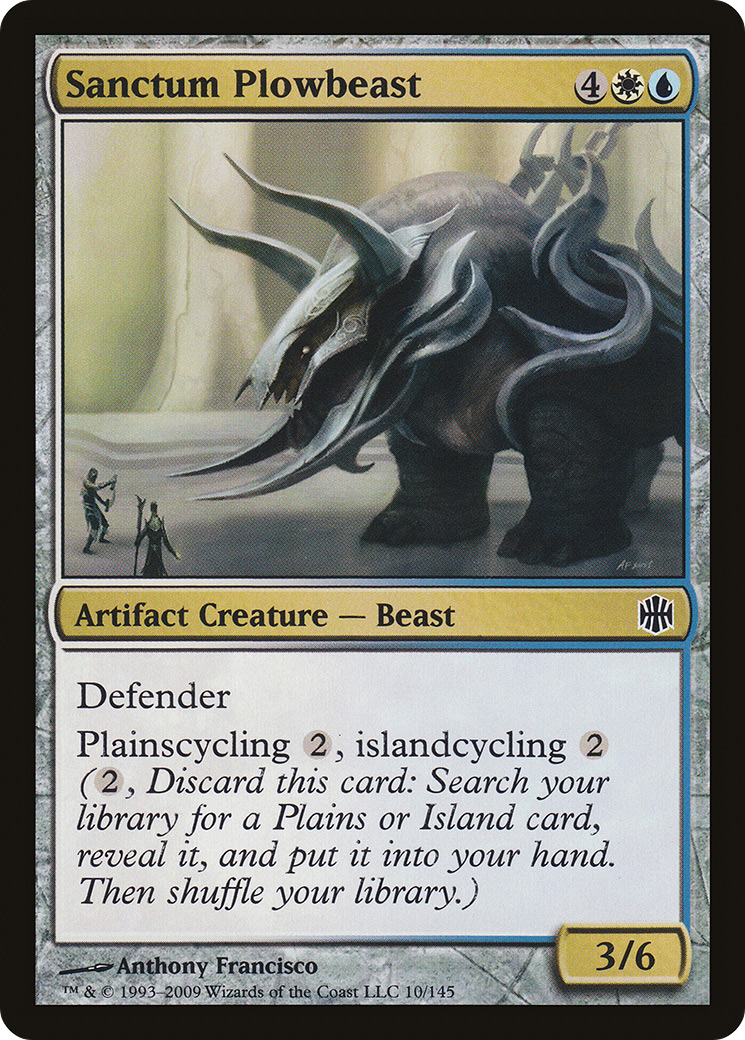 Sanctum Plowbeast [Alara Reborn]-1