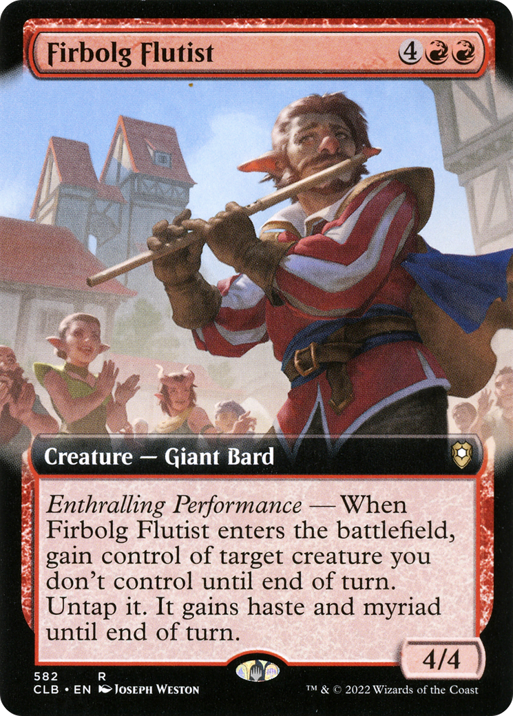 Firbolg Flutist (Extended Art) [Commander Legends: Battle for Baldur's Gate]-1
