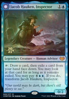 Jacob Hauken, Inspector // Hauken's Insight [Innistrad: Crimson Vow Prerelease Promos]-1