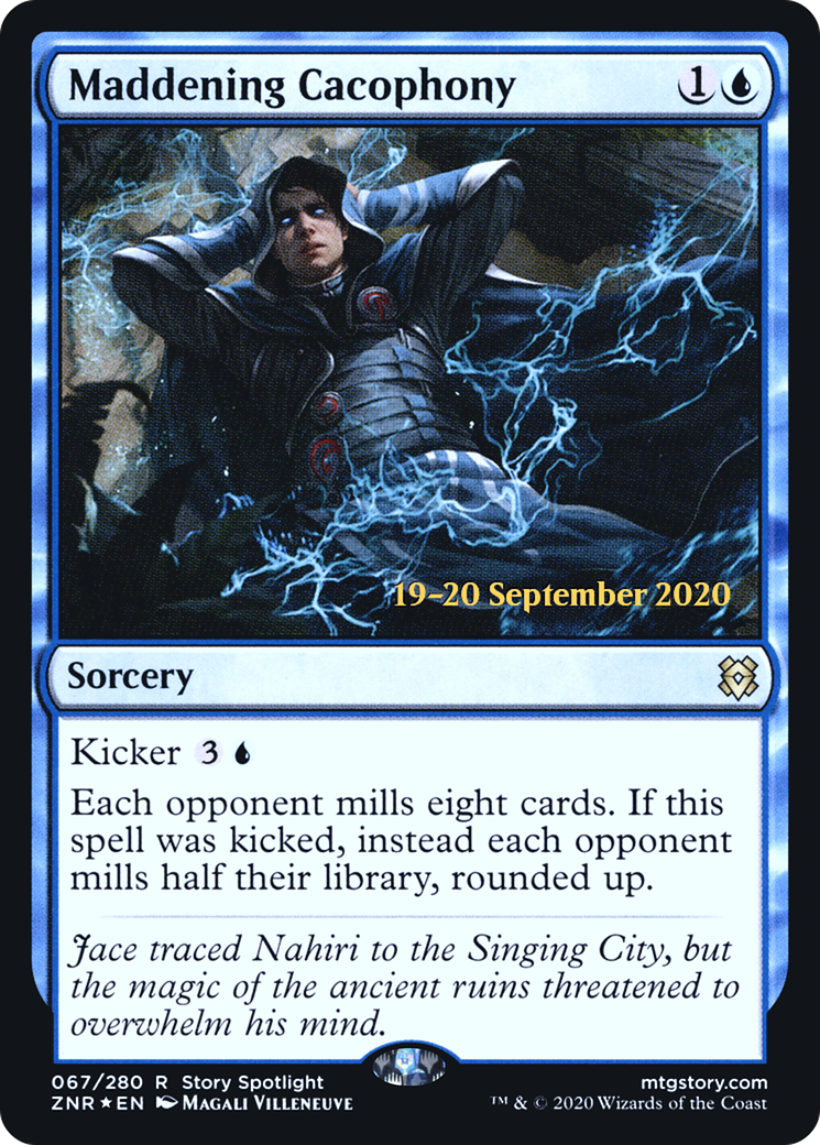 Maddening Cacophony [Zendikar Rising Prerelease Promos]-1
