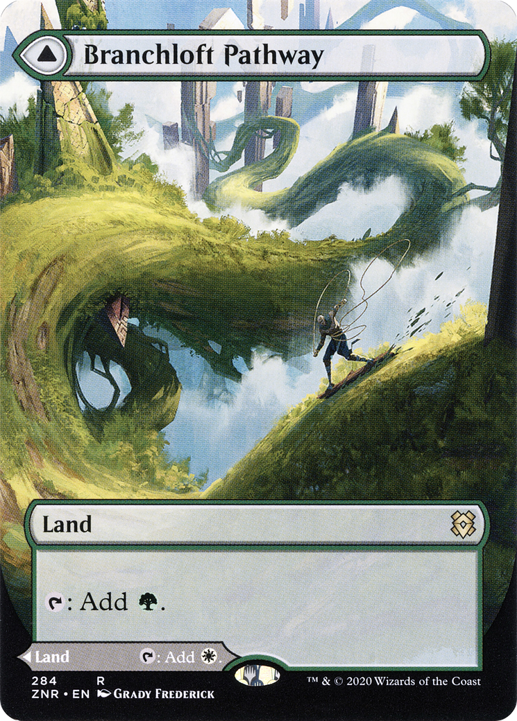 Branchloft Pathway // Boulderloft Pathway (Borderless Alternate Art) [Zendikar Rising]-4