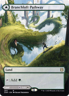 Branchloft Pathway // Boulderloft Pathway (Borderless Alternate Art) [Zendikar Rising]-4