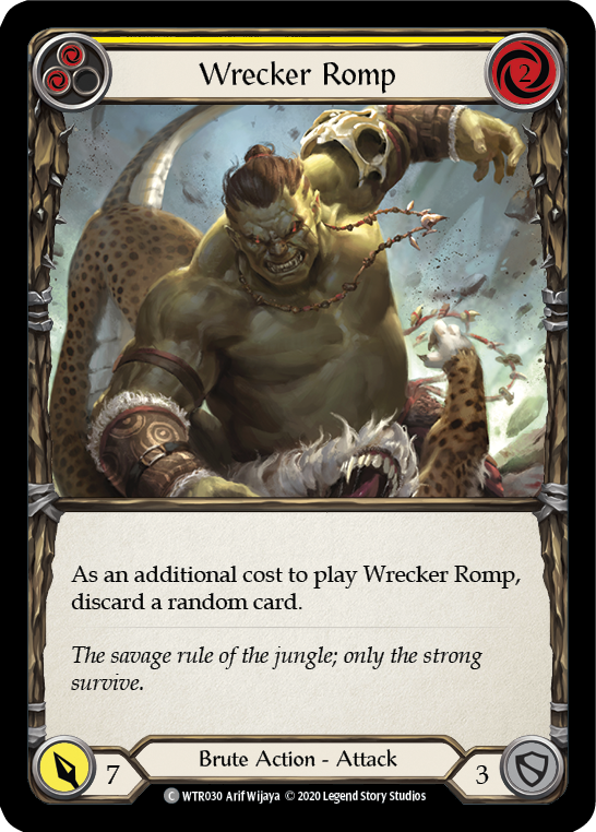 Wrecker Romp (Yellow) [U-WTR030] (Welcome to Rathe Unlimited)  Unlimited Rainbow Foil-2