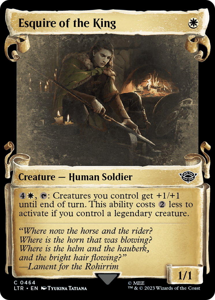 Esquire of the King [The Lord of the Rings: Tales of Middle-Earth Showcase Scrolls]-1