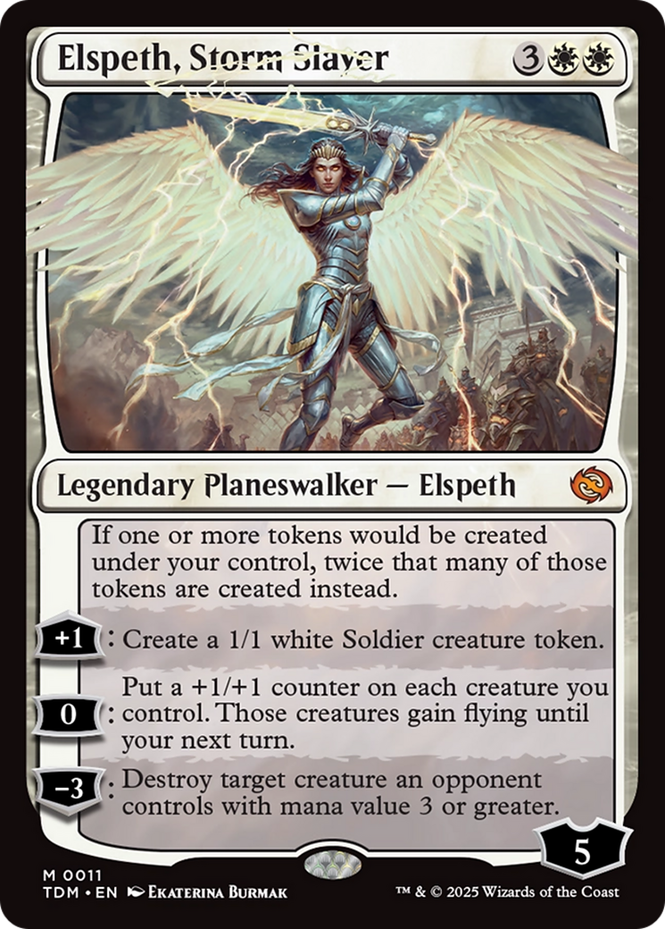 Elspeth, Storm Slayer [Tarkir: Dragonstorm]-1