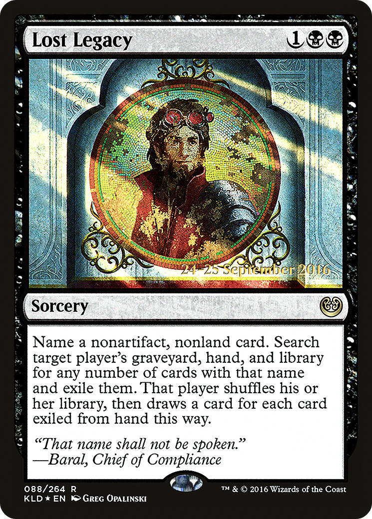 Lost Legacy [Kaladesh Prerelease Promos]-1