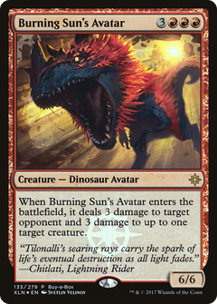 Burning Sun's Avatar (Buy-A-Box) [Ixalan Promos]-1