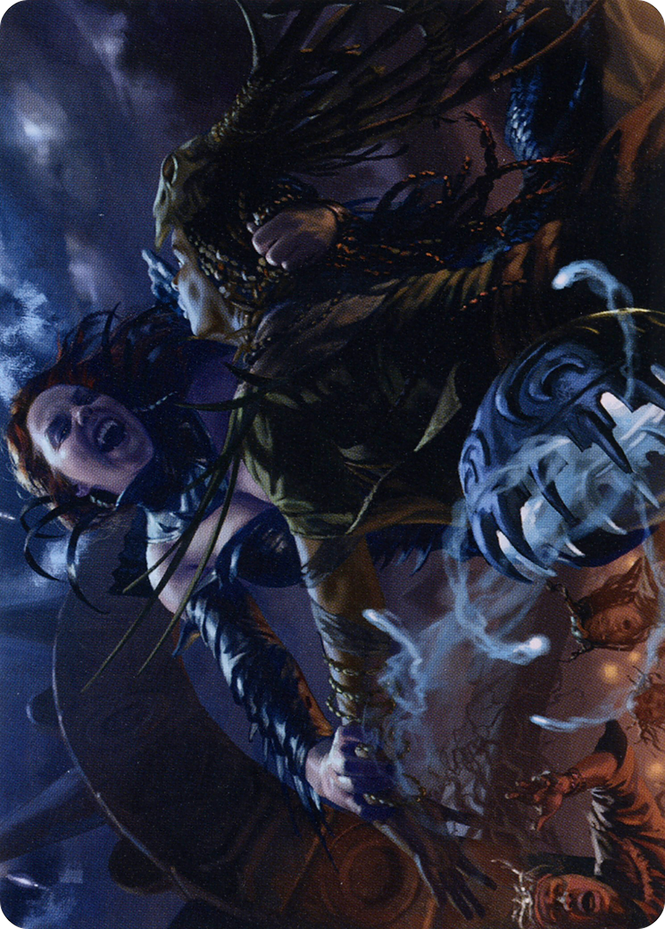 Olivia's Midnight Ambush // Olivia's Midnight Ambush (AMID-039) - Midnight Hunt Art Series (Borderless) Foil-1