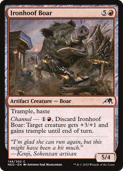 Ironhoof Boar [Kamigawa: Neon Dynasty]-1