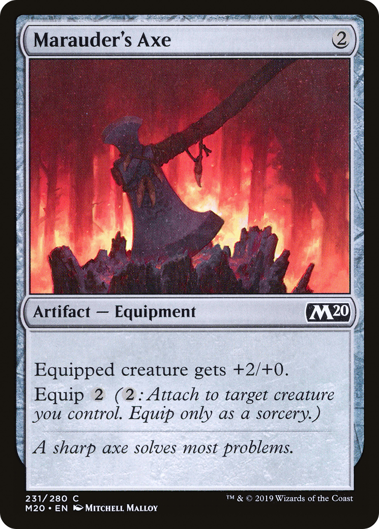 Marauder's Axe [Core Set 2020]-1
