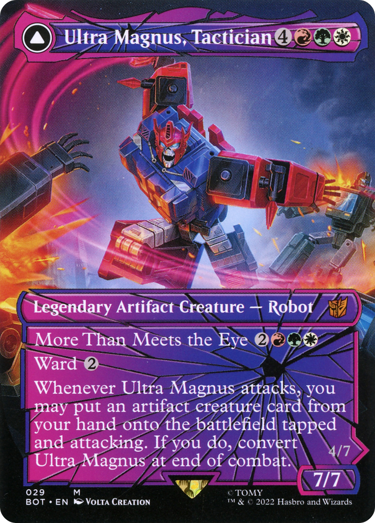 Ultra Magnus, Tactician (Shattered Glass) (BOT-029) - Transformers: (convertdfc, shatteredglass) (Borderless)-3
