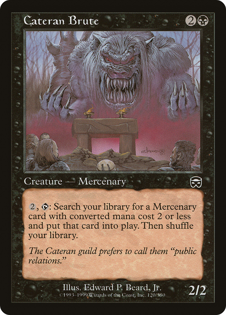Cateran Brute [Mercadian Masques]-1