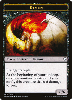 Demon Token [Dominaria Tokens]-1