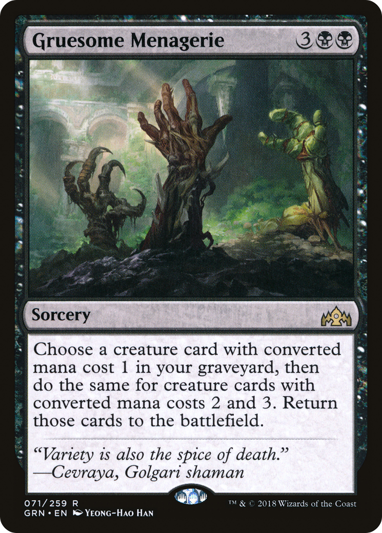 Gruesome Menagerie [Guilds of Ravnica]-1