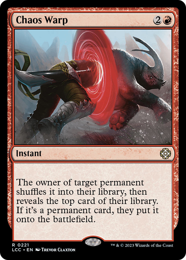 Chaos Warp [The Lost Caverns of Ixalan Commander]-1