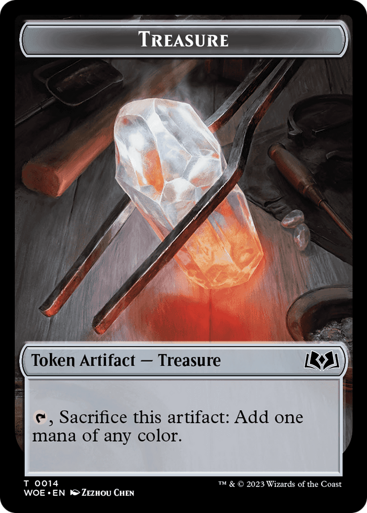 Treasure (TWOE-014) - Wilds of Eldraine Tokens Foil-1