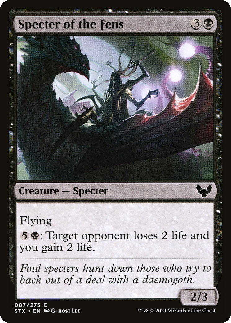 Specter of the Fens [Strixhaven: School of Mages]-1