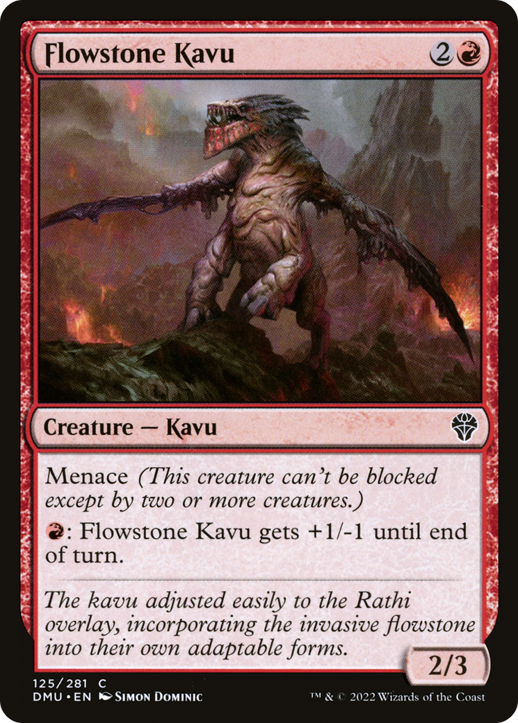 Flowstone Kavu [Dominaria United]-1