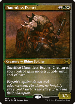 Dauntless Escort (Foil Etched) [Double Masters 2022]-1