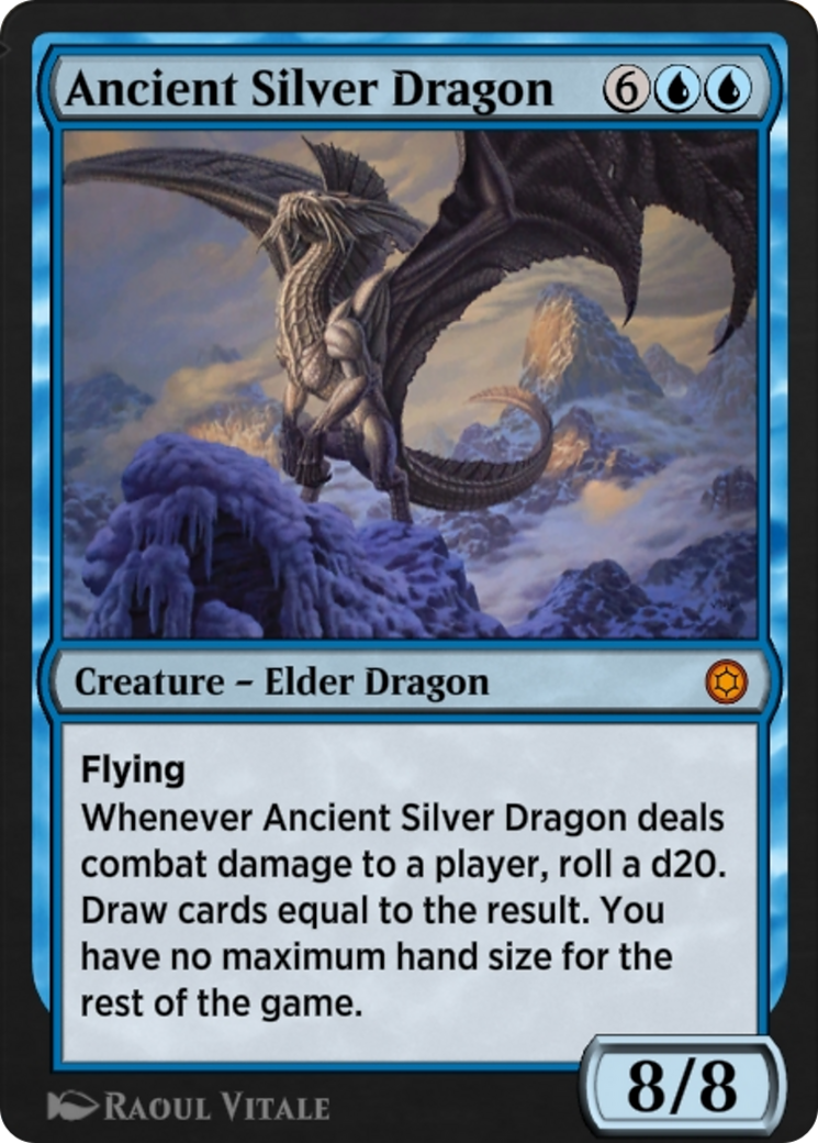 Ancient Silver Dragon (HBG-110) - Alchemy Horizons: Baldur's Gate-1