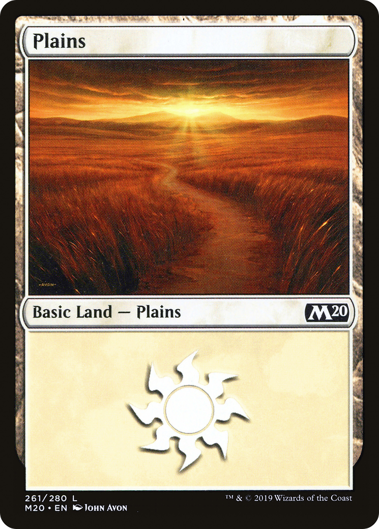 Plains (261) [Core Set 2020]-1