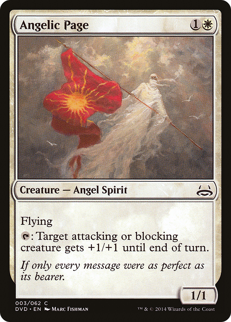 Angelic Page (Divine vs. Demonic) [Duel Decks Anthology]-1