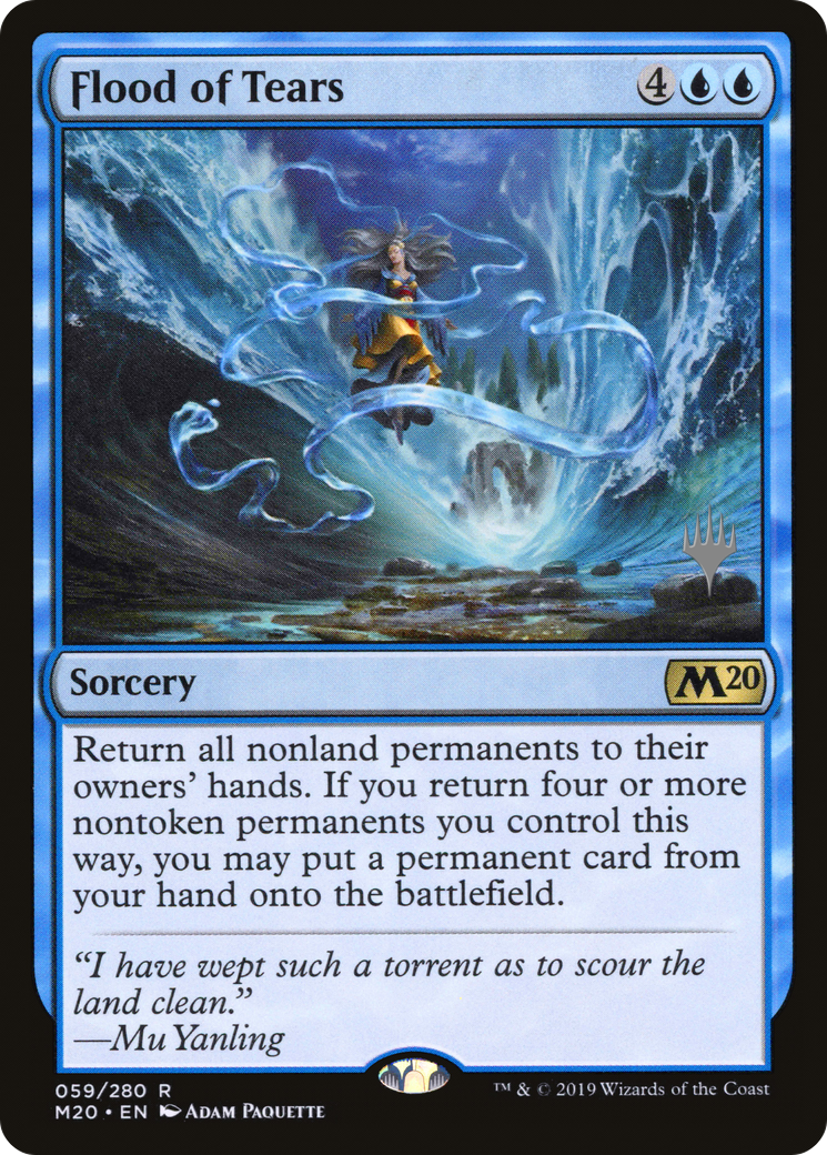 Flood of Tears (Promo Pack) [Core Set 2020 Promos]-1