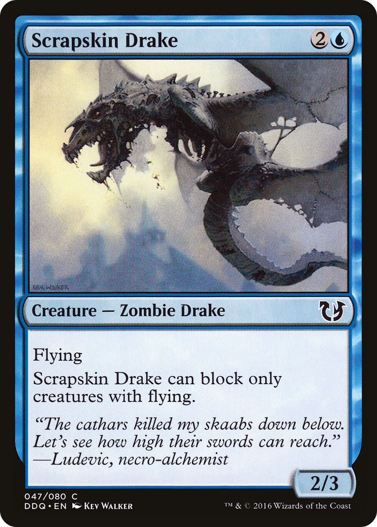 Scrapskin Drake [Duel Decks: Blessed vs. Cursed]-1