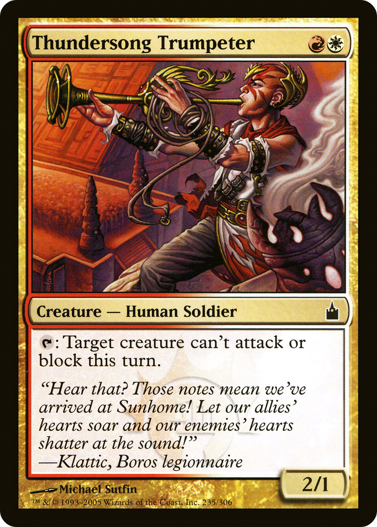 Thundersong Trumpeter [Ravnica: City of Guilds]-1