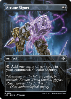 Arcane Signet (Borderless) [The Lost Caverns of Ixalan Commander]-1