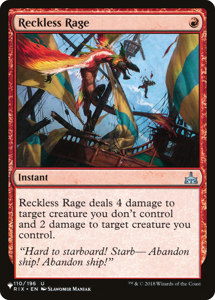 Reckless Rage [The List]-1