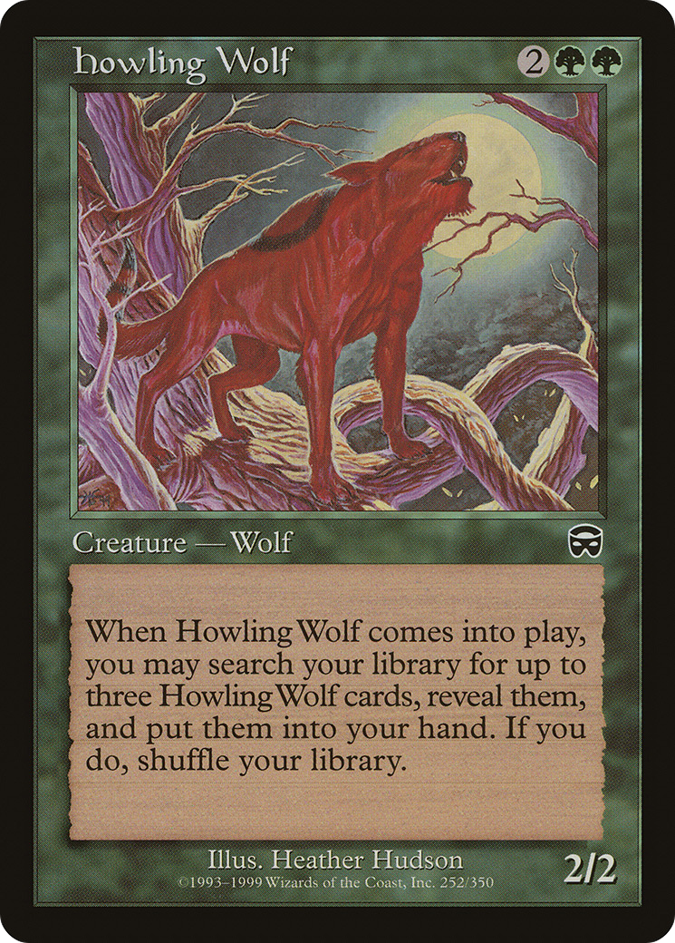 Howling Wolf [Mercadian Masques]-1