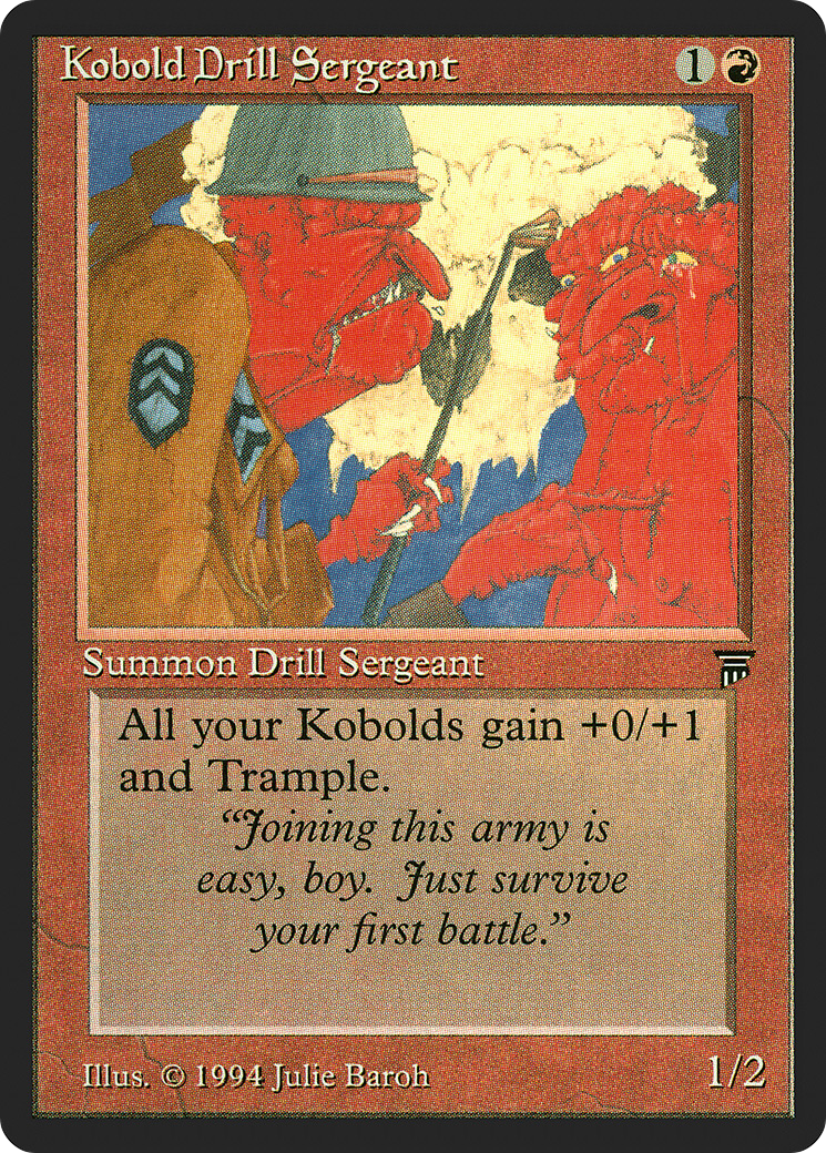 Kobold Drill Sergeant [Legends]-1