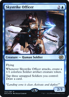 Skystrike Officer [The Brothers' War Prerelease Promos]-1