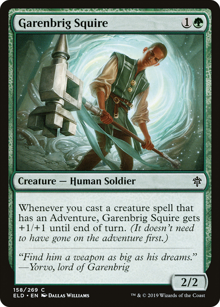 Garenbrig Squire [Throne of Eldraine]-1