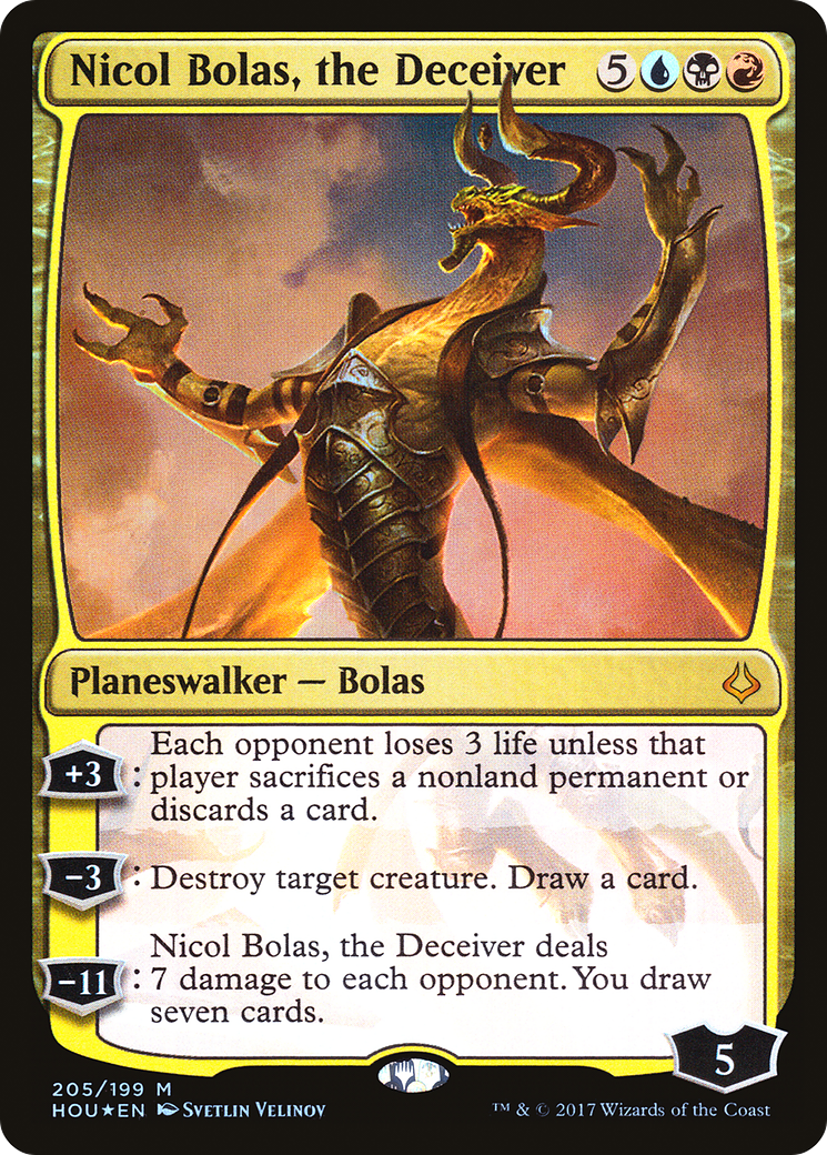 Nicol Bolas, the Deceiver [Hour of Devastation]-1